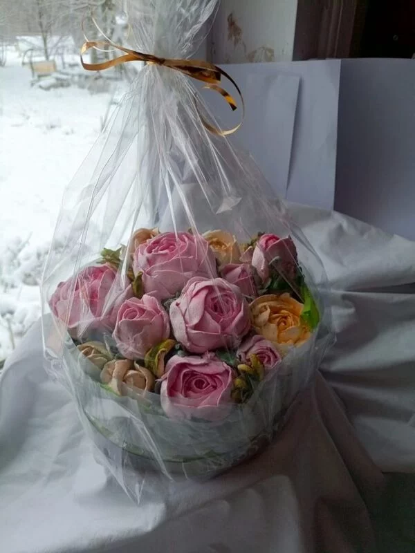 Зефирные букеты и композиции