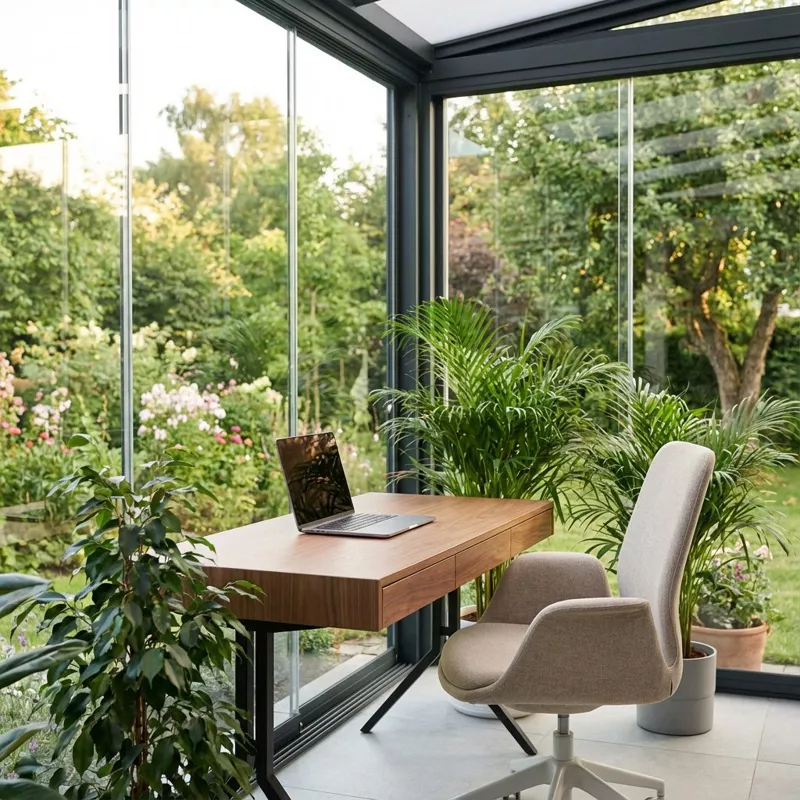 Террасы и веранды: организация рабочего места на свежем воздухе