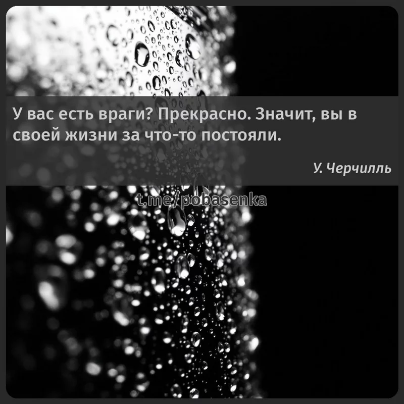 «У вас есть враги? Прекрасно. Значит, вы в своей жизни за что то...» height="550" width="550"