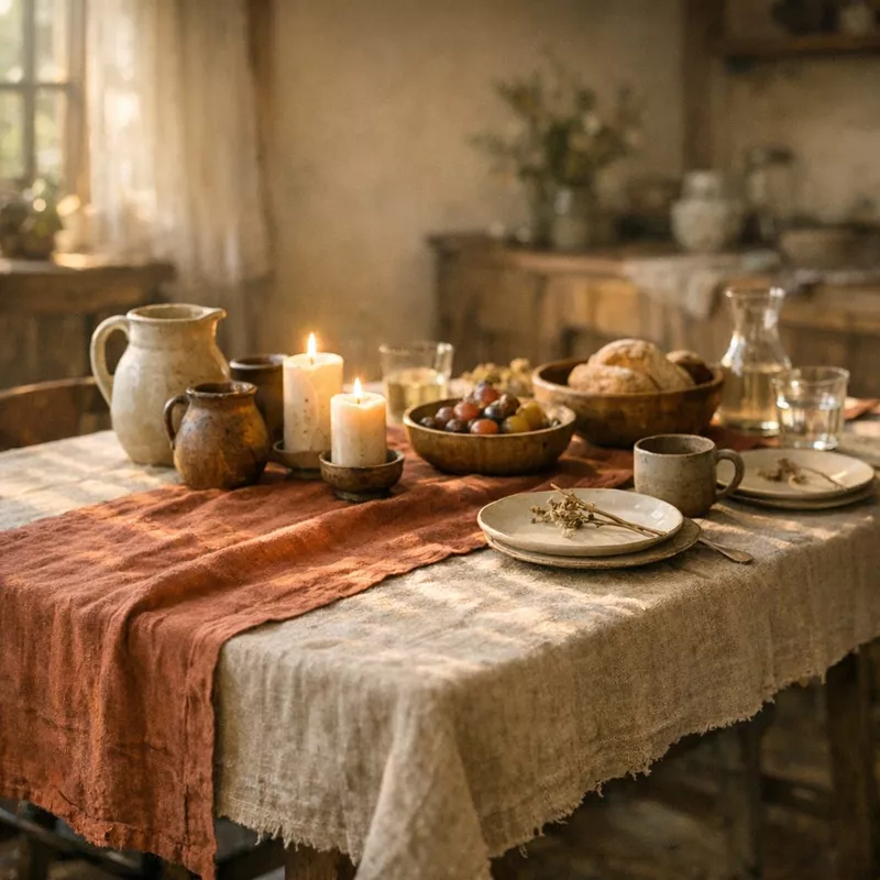 Простые идеи сервировки стола на Масленицу с народными мотивами