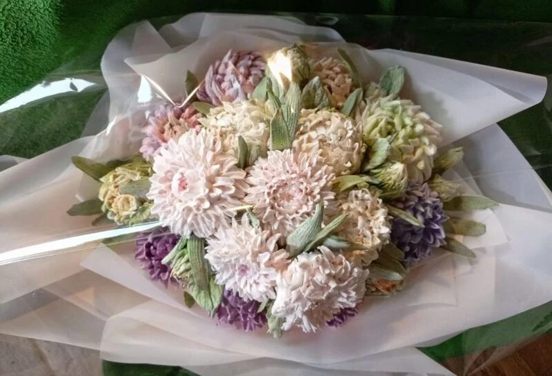 Зефирные букеты и композиции