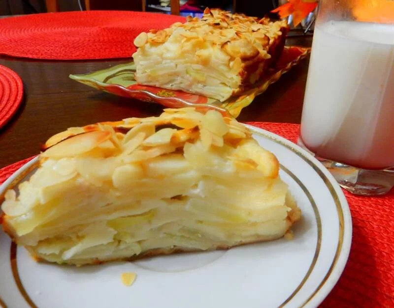 Яблочный пирог "Невидимый"