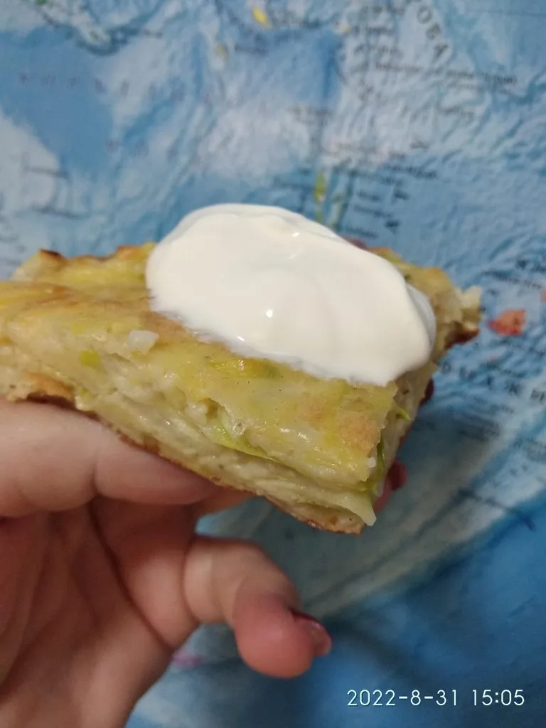 Чешский кабачковый пирог (несладкий)