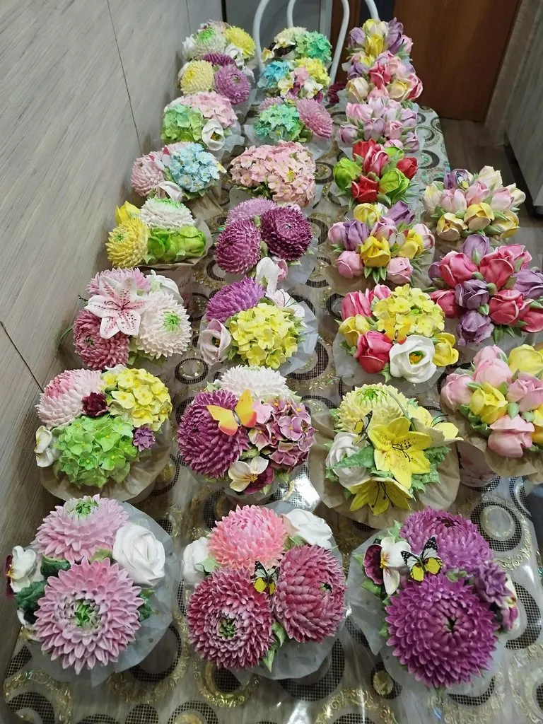 Зефирные букеты и композиции