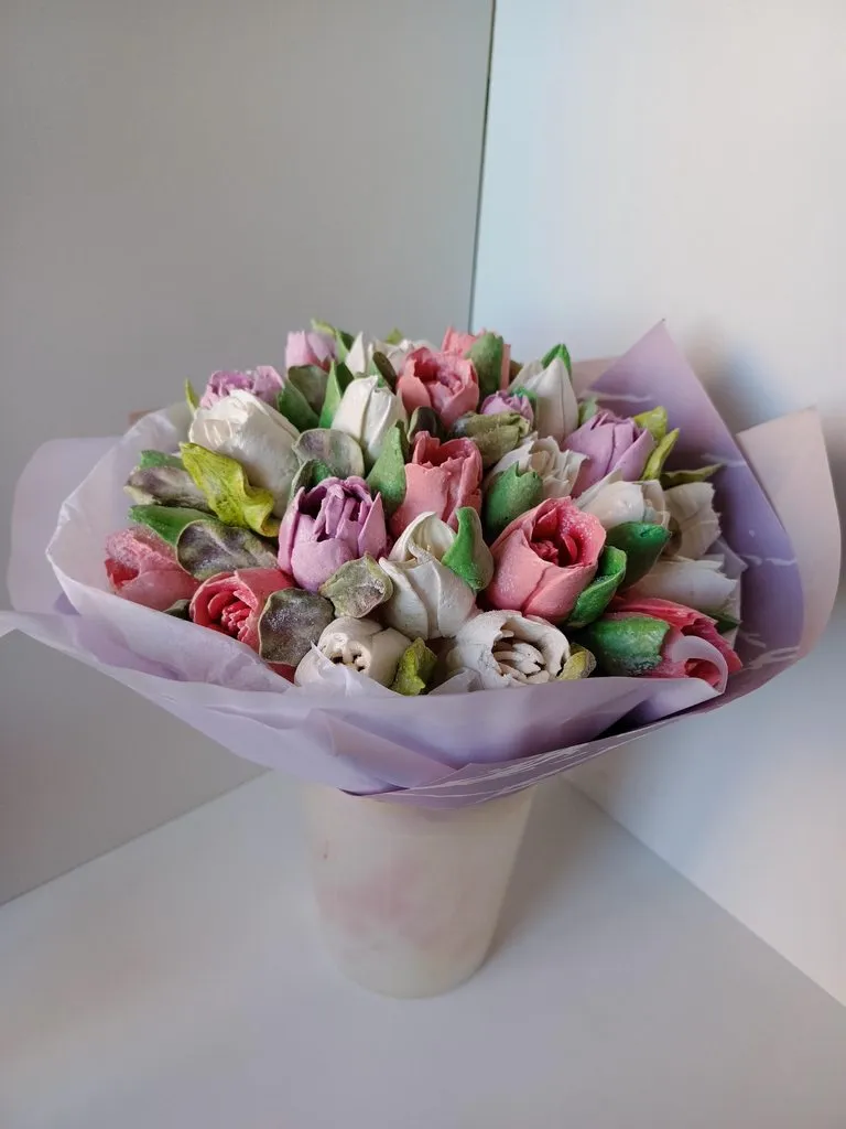 Зефирные букеты и композиции