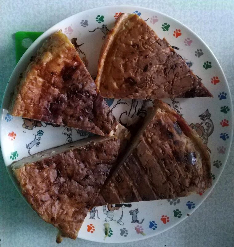 Пирог капустный заливной, вариант N1