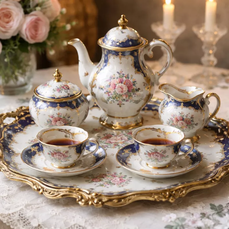 Посуда для чаепития (чайные и кофейные сервизы, самовары)