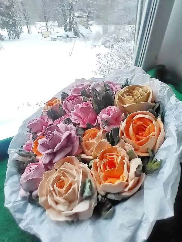 Зефирные букеты и композиции