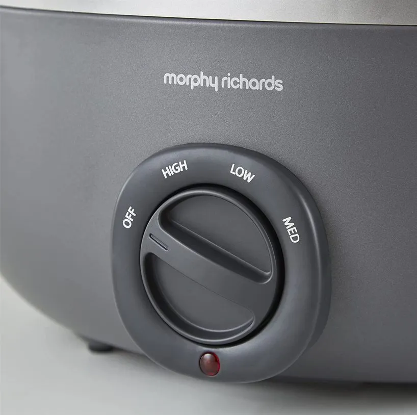 Титановая медленноварка Morphy Richards Sear and Stew 3.5L OvalTitanium 460022