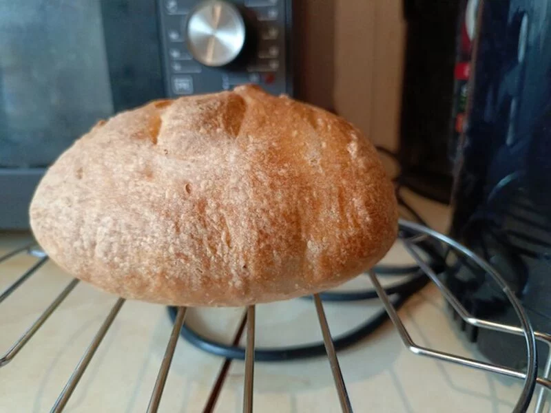 Кустарный хлеб без замеса