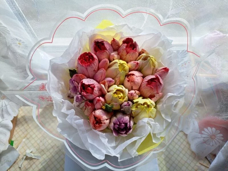 Зефирные букеты и композиции