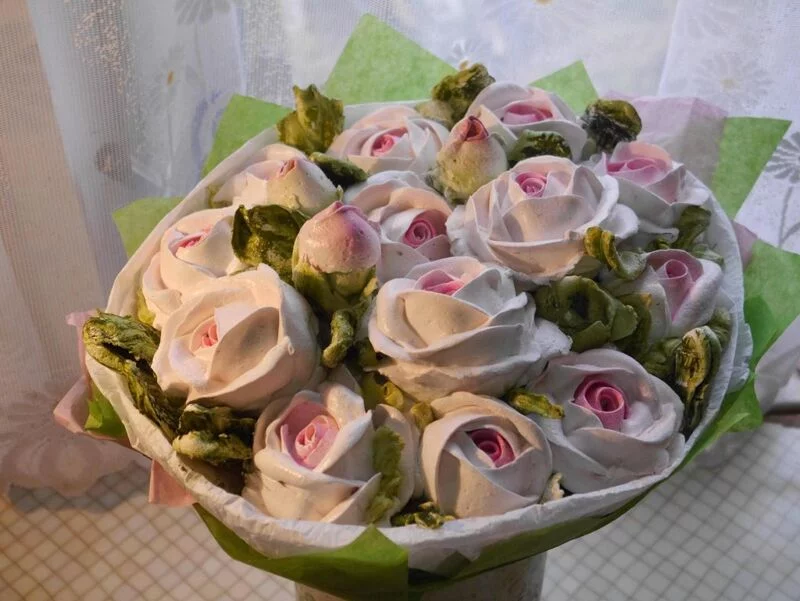 Зефирные букеты и композиции