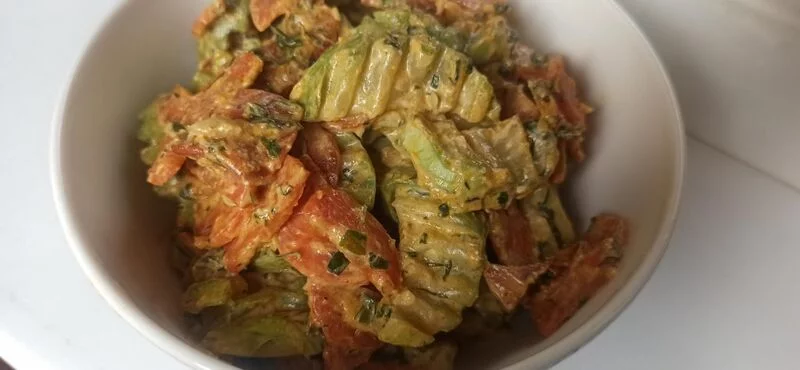 Кабачки в сливочном соусе