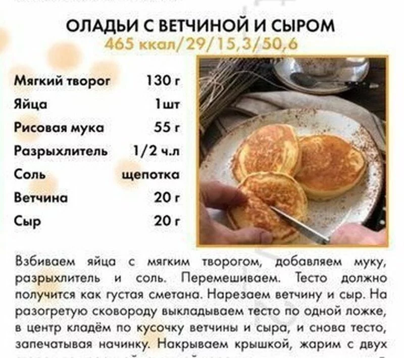 Кулинарная инфографика в рецептах