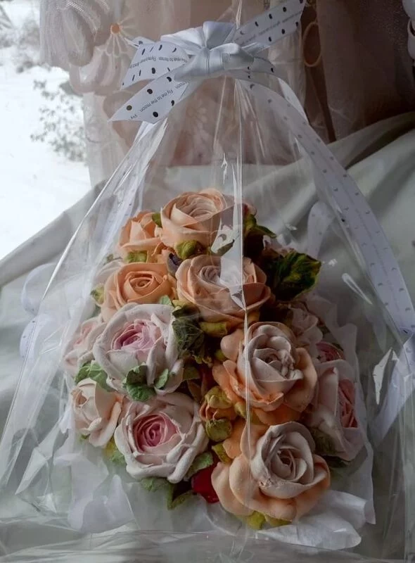 Зефирные букеты и композиции