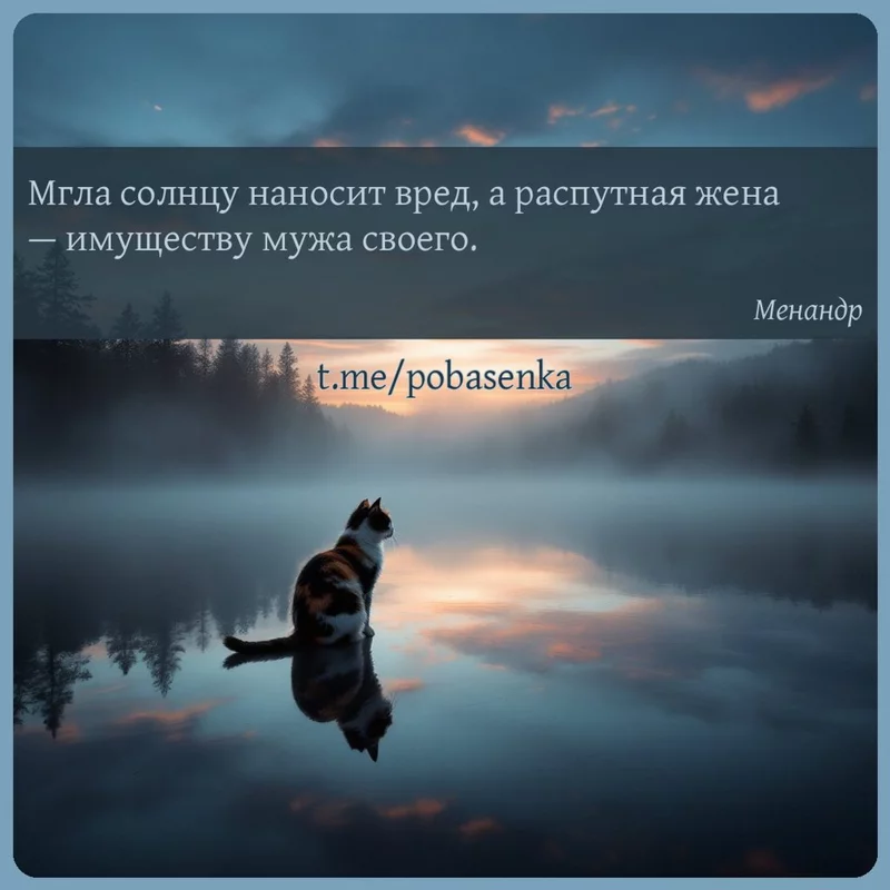 «Мгла солнцу наносит вред, а распутная жена — имуществу мужа...» height="550" width="550"