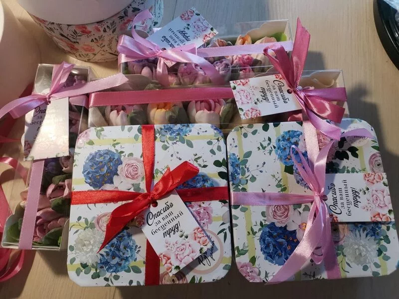 Зефирные букеты и композиции