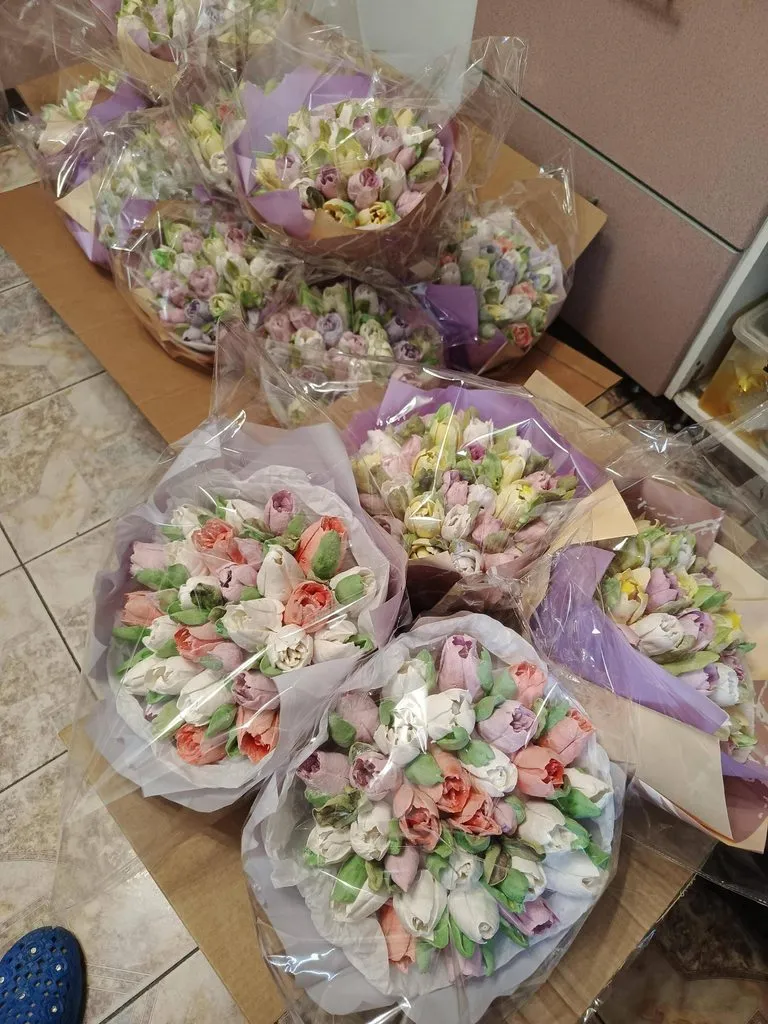 Зефирные букеты и композиции