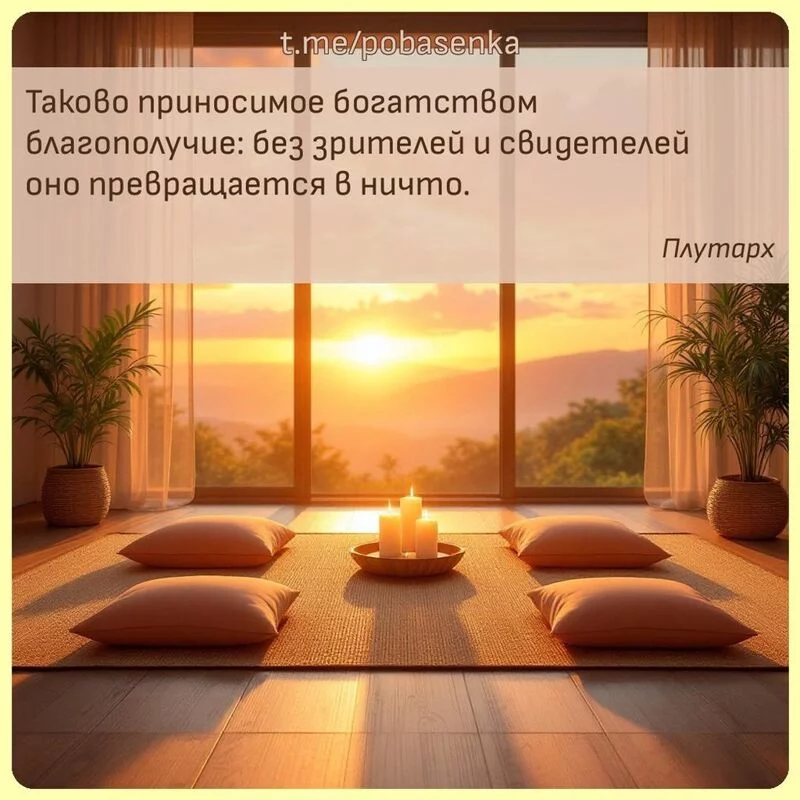 «Таково приносимое богатством благополучие без зрителей и свидетелей оно превращается в...» height="550" width="550"