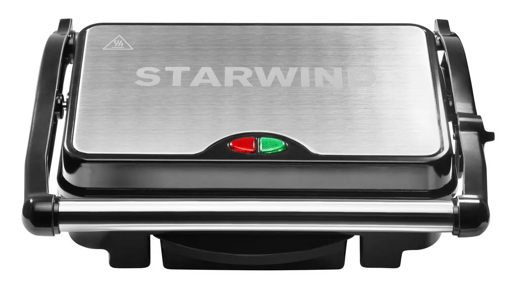 Электрогриль Starwind SSG2040 1500Вт серебристый, черный