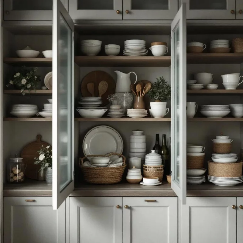 Как защитить и организовать хранение посуды и предметов интерьера