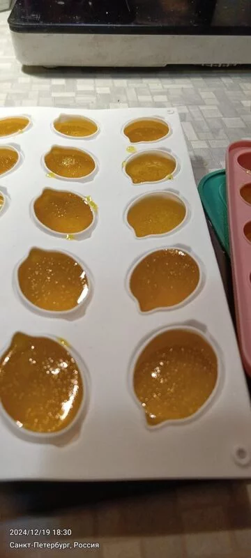 Лимонные мармеладные сердечки