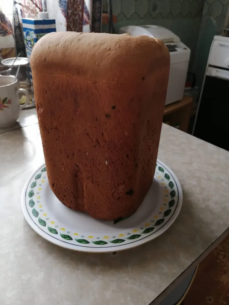 Кулич "Вкуснейший" на желтках (в хлебопечке)