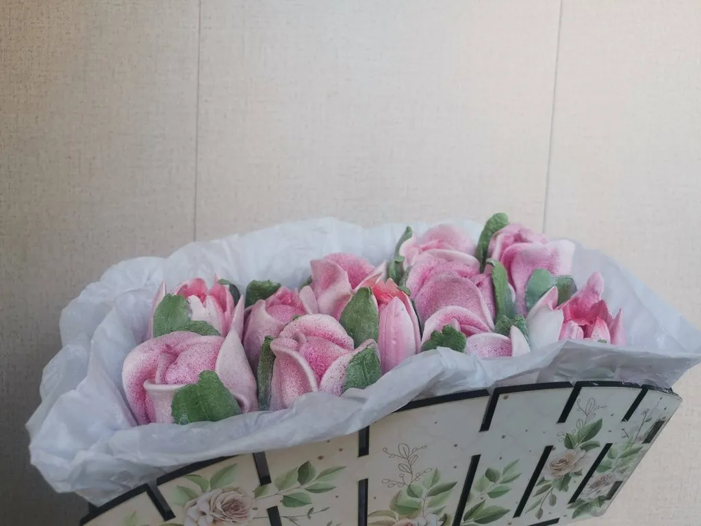 Зефирные букеты и композиции