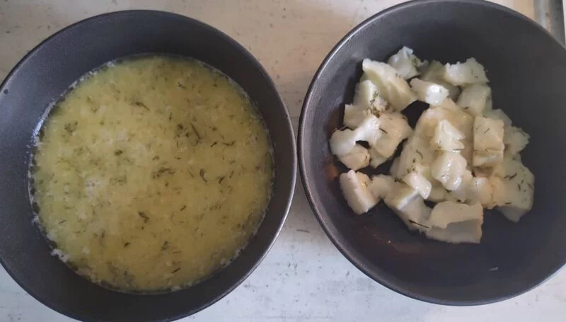 Зубатка, приготовленная на пару