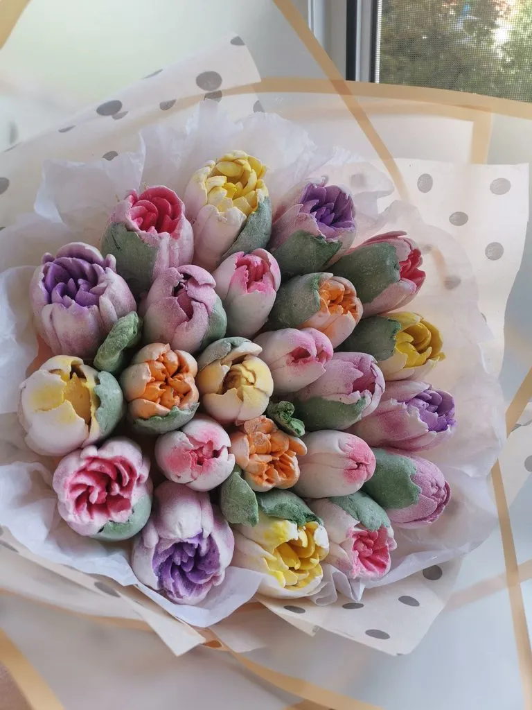 Зефирные букеты и композиции