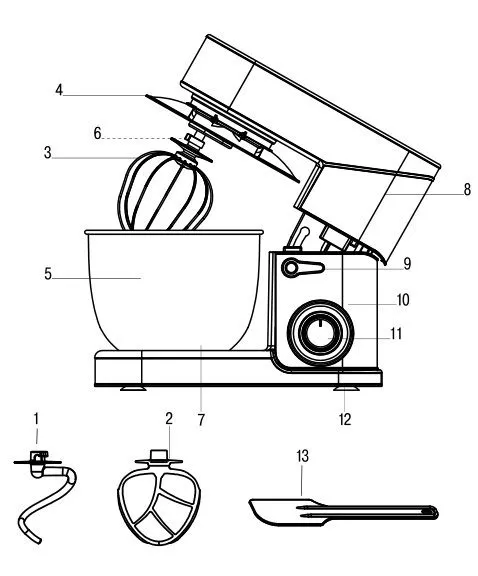 Планетарный миксер Endever Sigma-28