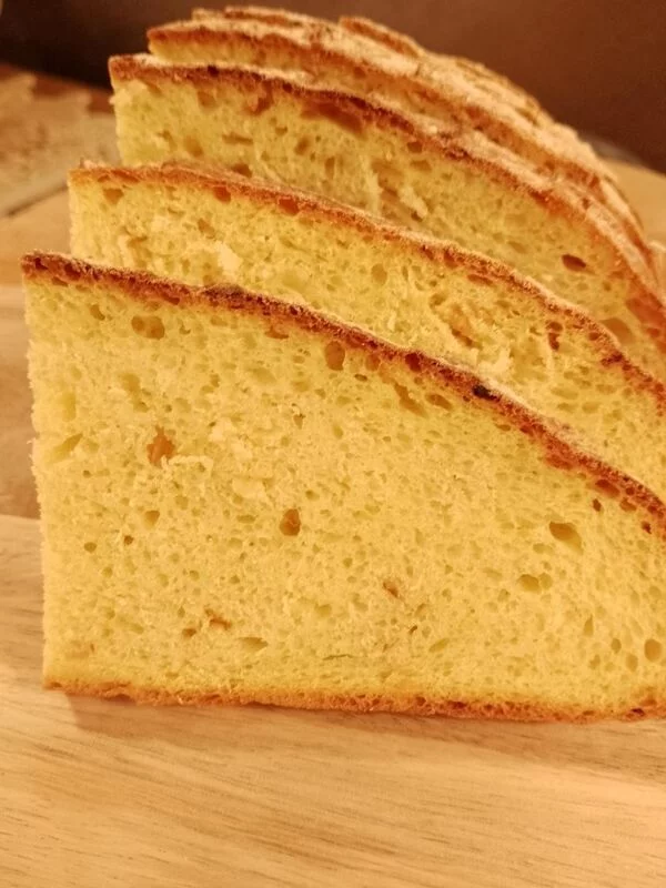 Пшенично-картофельный с жареным луком и куркумой