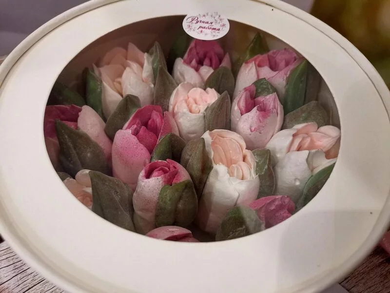 Зефирные букеты и композиции