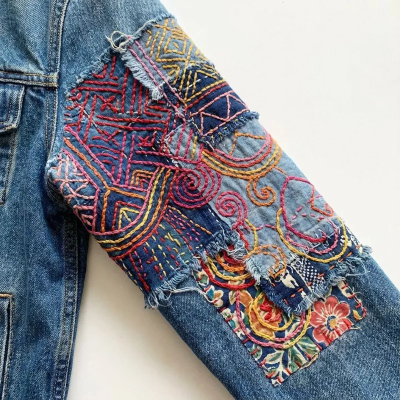 Видимый ремонт одежды: японская техника сашико