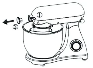 Цельнометаллический планетарный миксер Kitfort KT-3074
