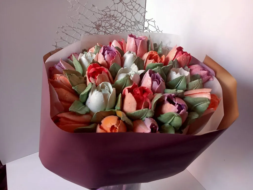 Зефирные букеты и композиции