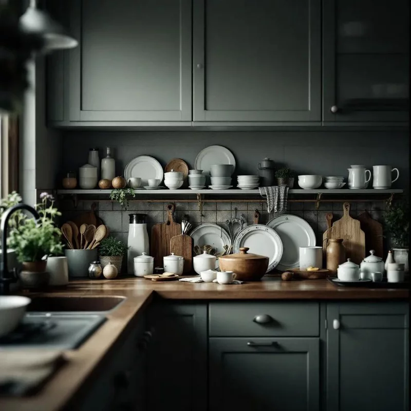 Как защитить и организовать хранение посуды и предметов интерьера