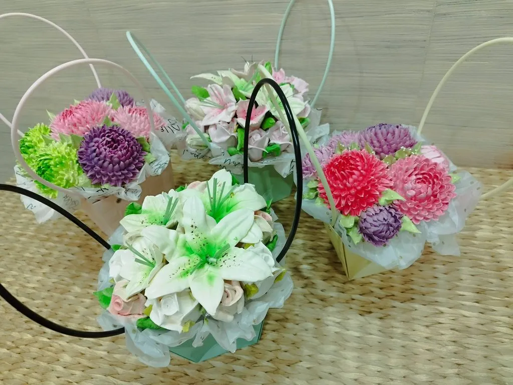 Зефирные букеты и композиции