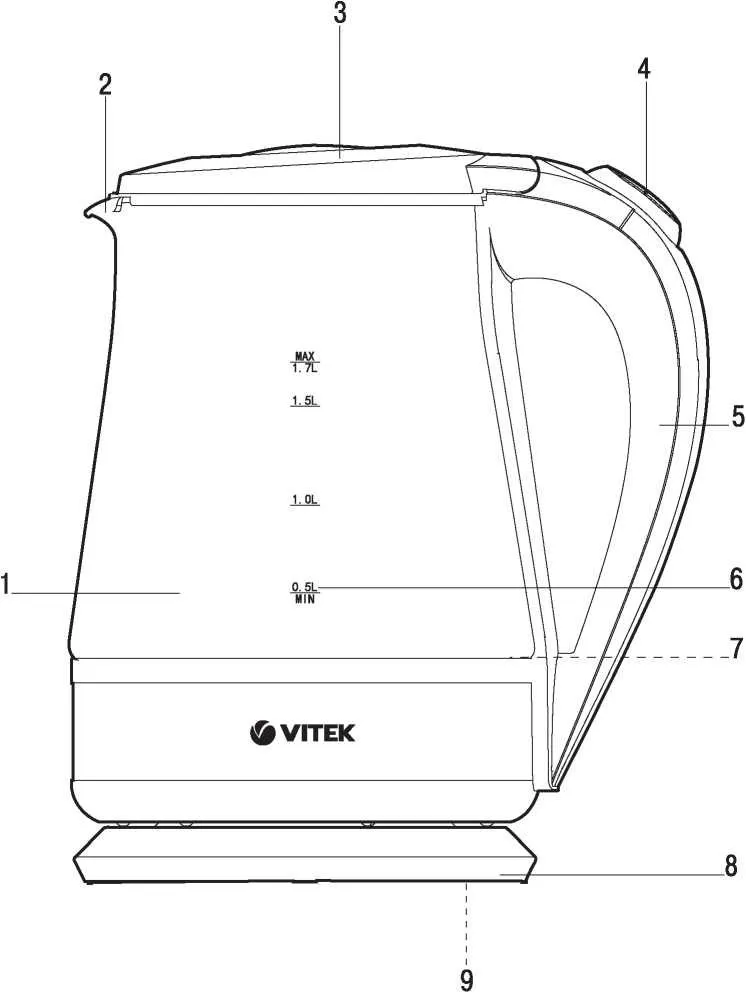 Чайник Vitek VT-7077