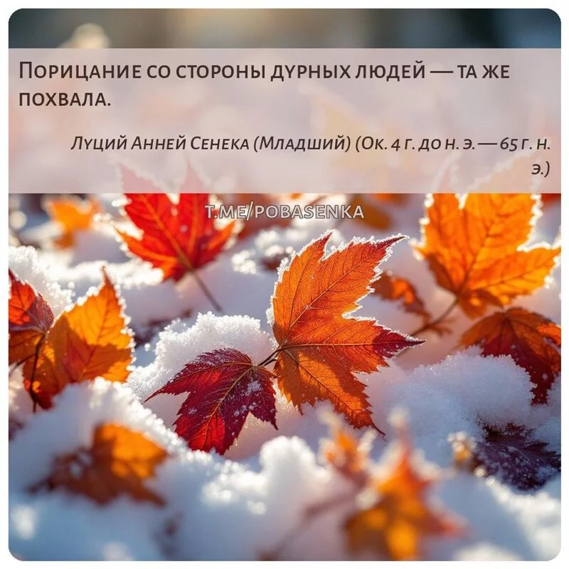 «Порицание со стороны дурных людей — та же...» height="550" width="550"