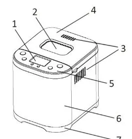 Хлебопечка GFGril GFB-5000 3 в 1