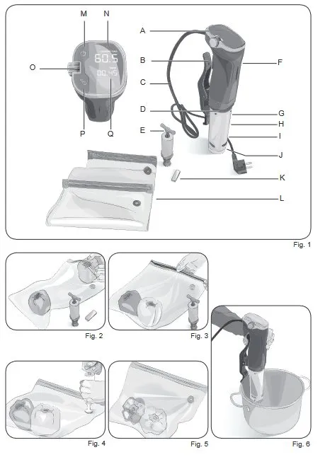Прибор для приготовления Су Вид Ariete 180 B-taste с погружным термостатом