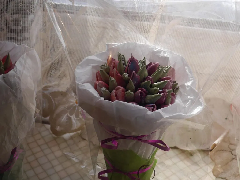 Зефирные букеты и композиции