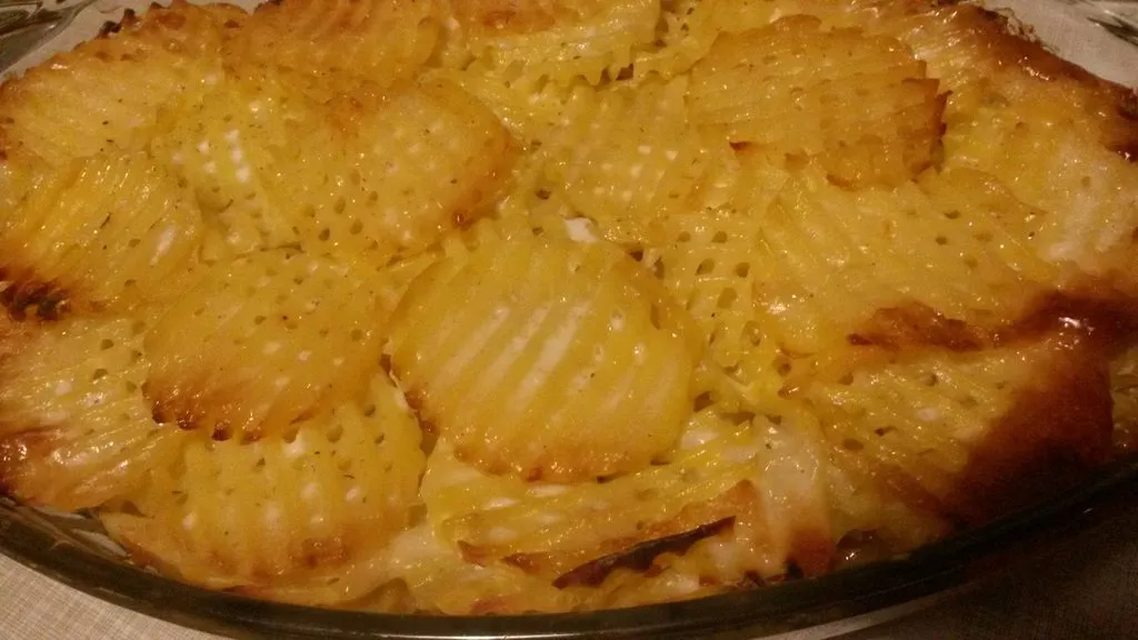 Запеканка картофельная с грибами