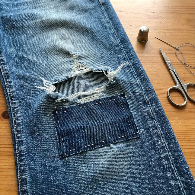 Видимый ремонт одежды: японская техника сашико