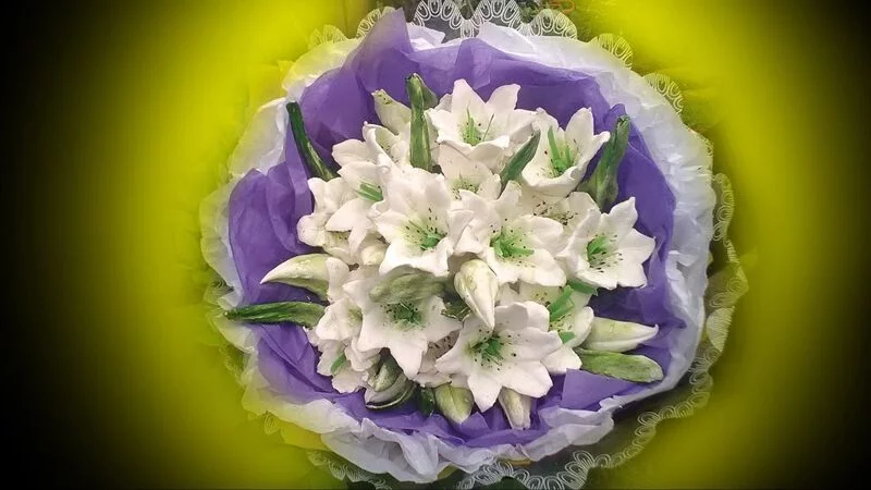 Зефирные букеты и композиции