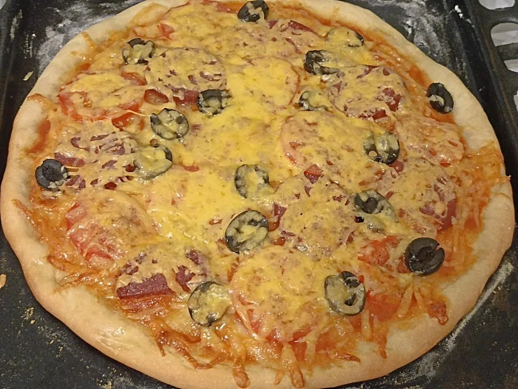 Тесто для пиццы (мой вариант) 