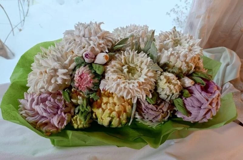 Зефирные букеты и композиции