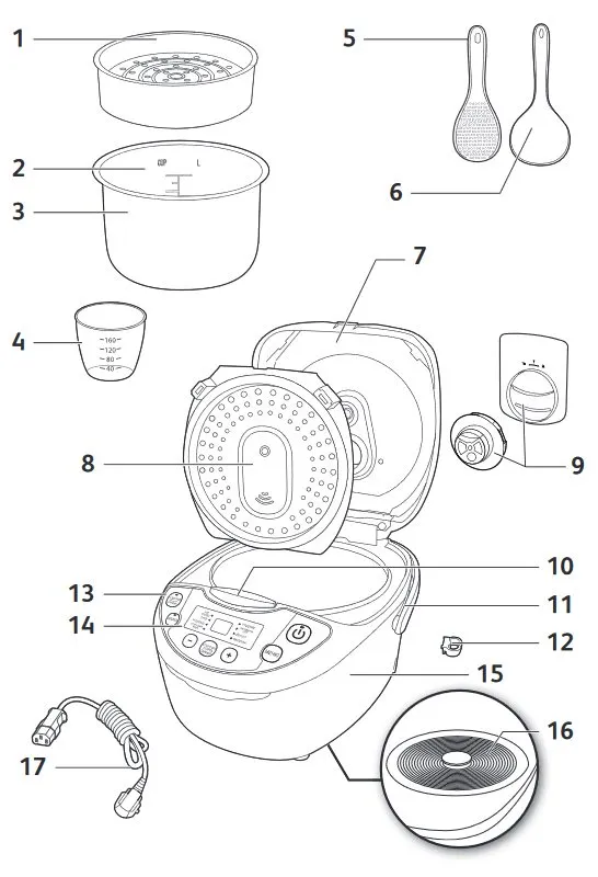 Мультиварка Moulinex Fuzzy Logic MK707832