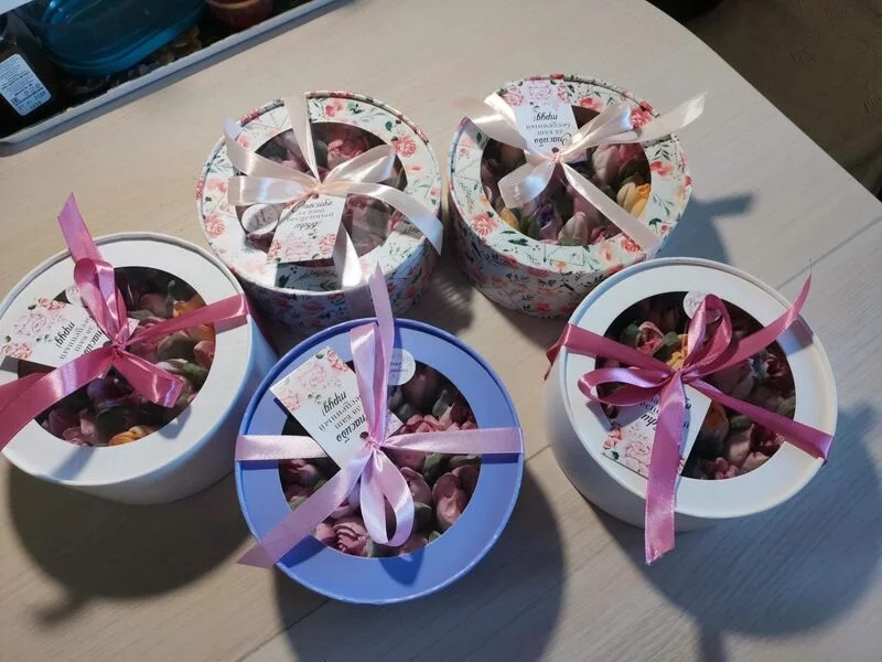 Зефирные букеты и композиции